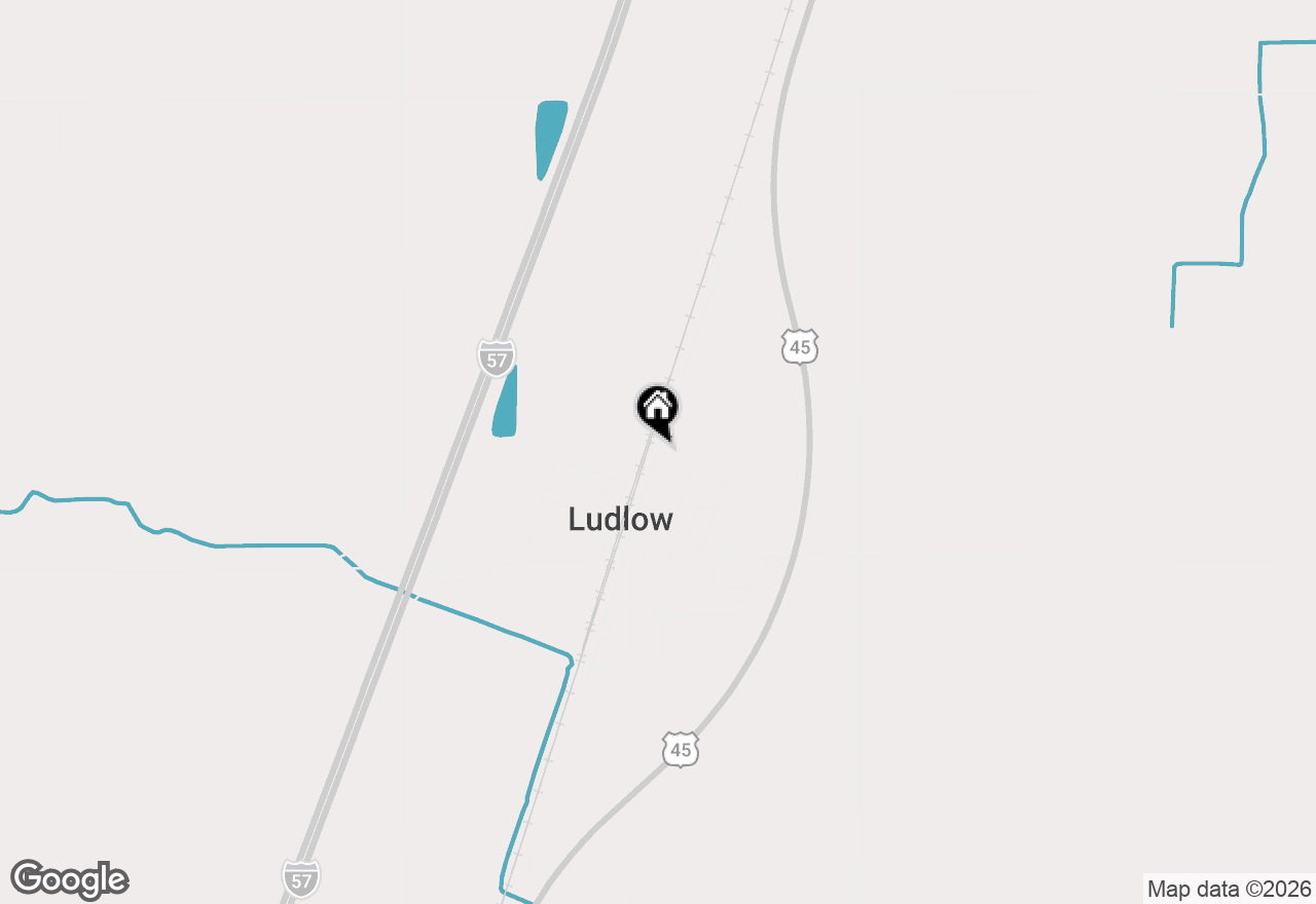 Map of 226 N Oak Street, Ludlow, IL 60949