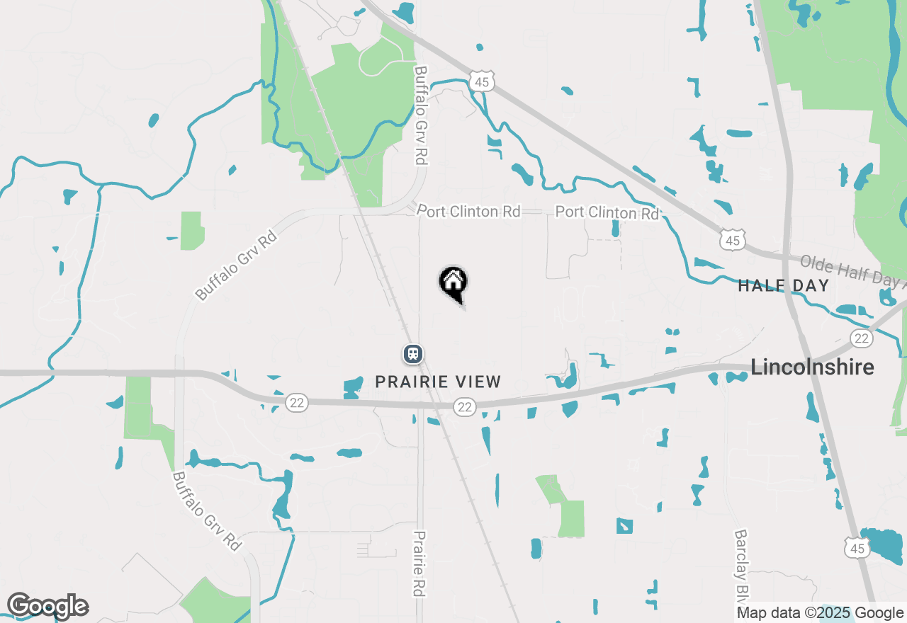 Map of 23184 Richards Court N, Prairie View, IL 60069