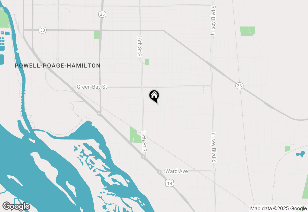 Map of 1651 Barlow St, La Crosse, WI 54601