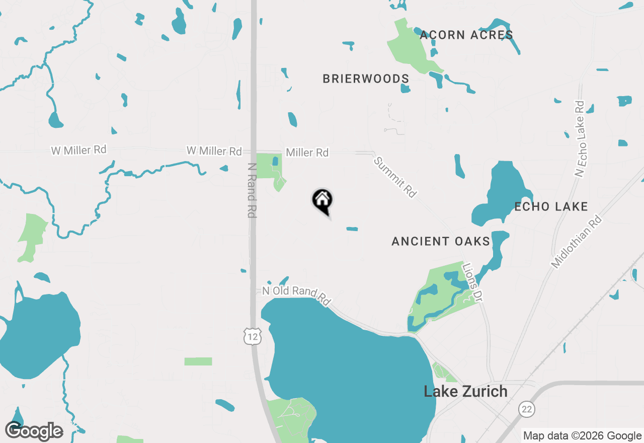 Map of 17 Johnathan Road, Lake Zurich, IL 60047