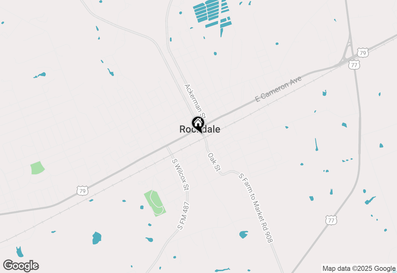 Map of 122 W Milam Ave, Rockdale, TX 76567