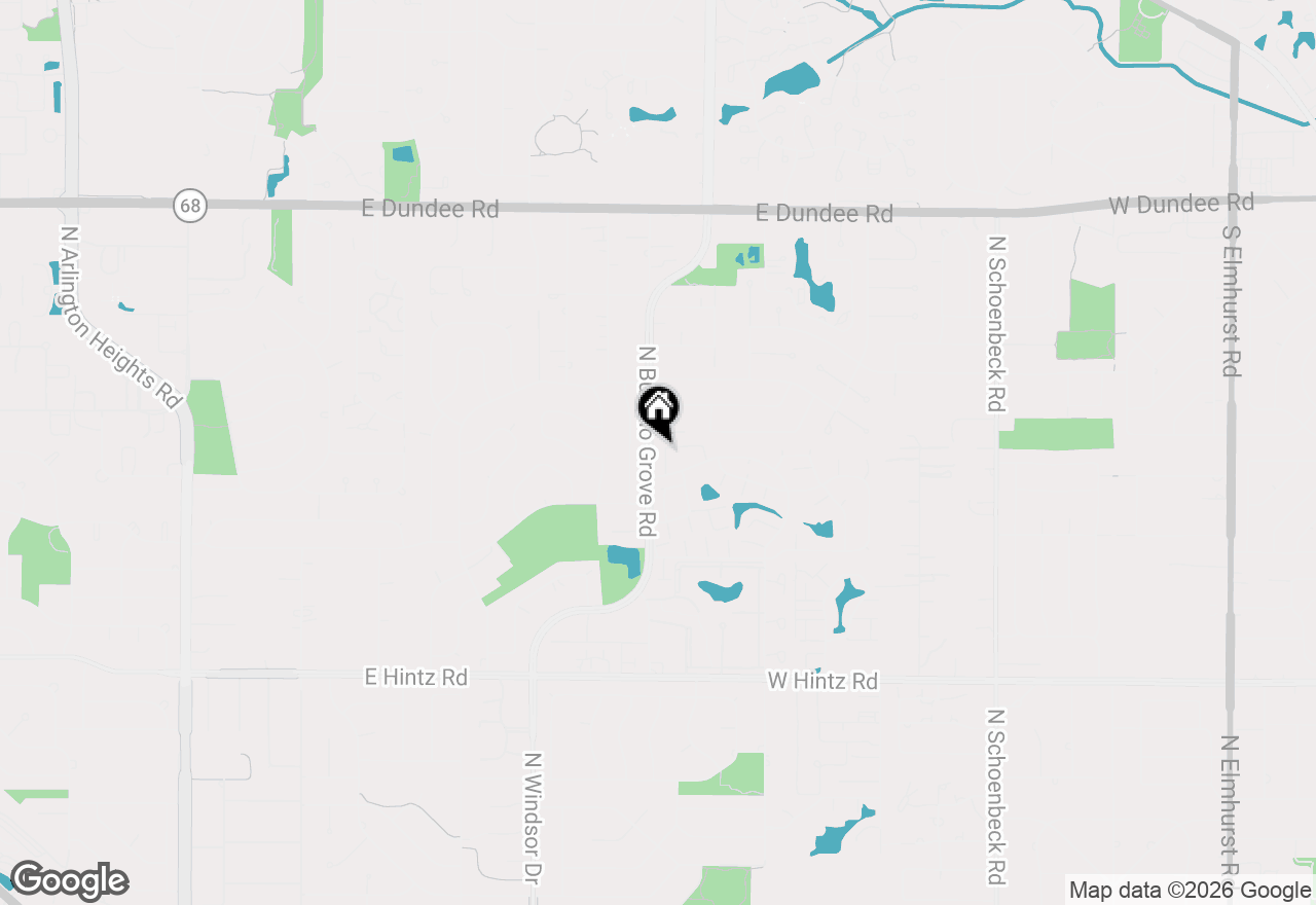 Map of 404 Arrow Trail, Wheeling, IL 60090