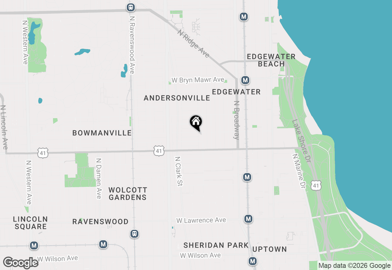 Map of 1423 W Berwyn Avenue, Chicago, IL 60640