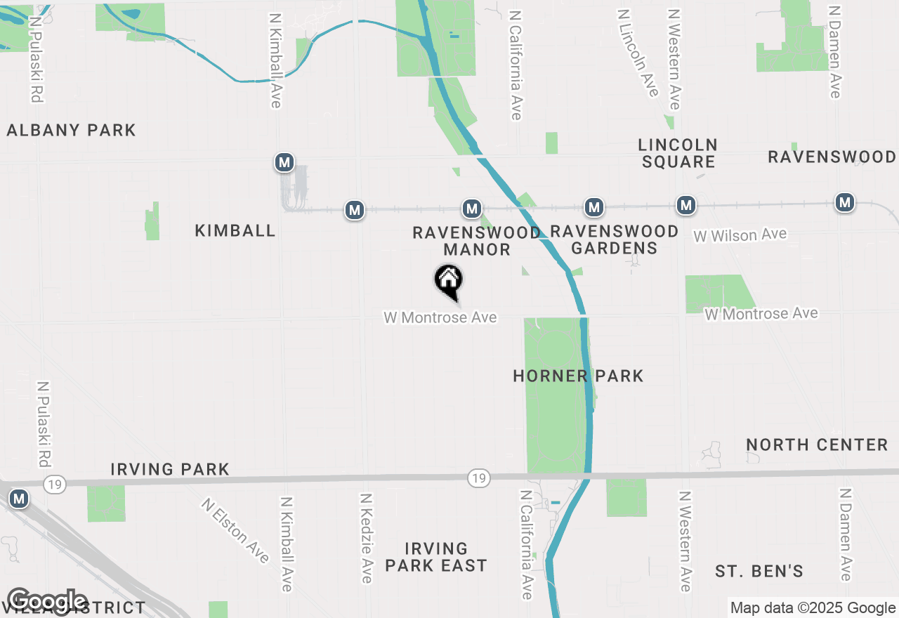 Map of 4409 N Sacramento Avenue #G, Chicago, IL 60625