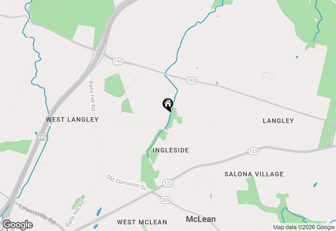 Map of 1101 Dead Run Drive, Mclean, VA 22101