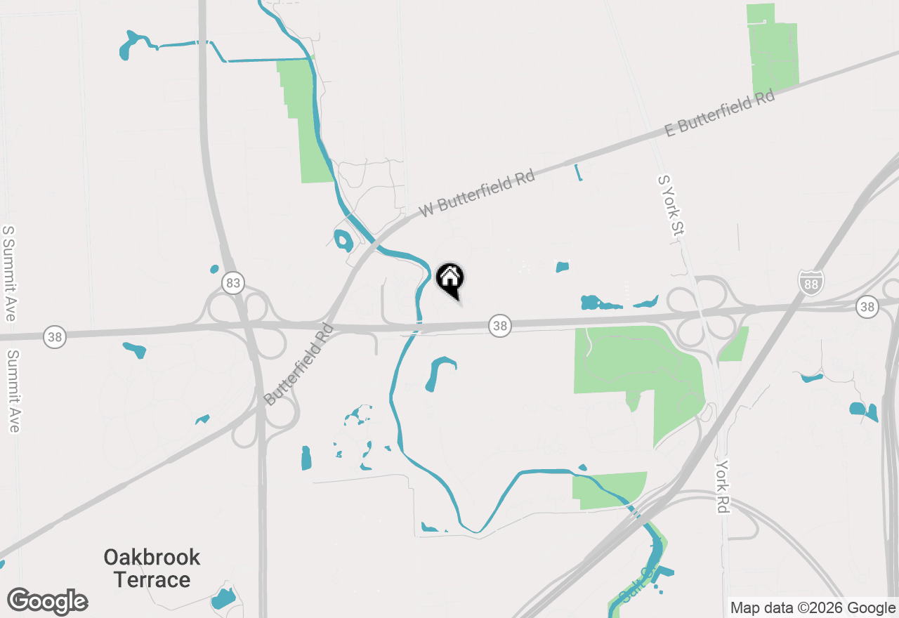 Map of 20 Oak Tree Court #20, Elmhurst, IL 60126