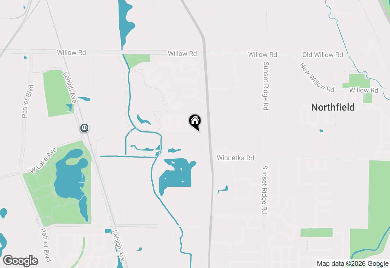 Map of 1728 Wildberry Drive #G, Glenview, IL 60025