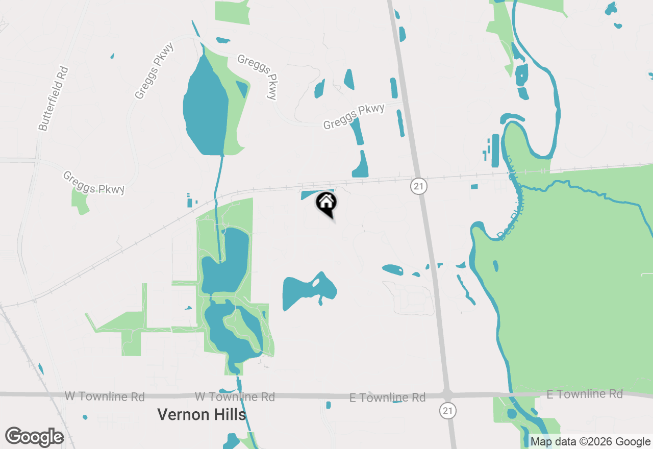 Map of 467 Pine Lake Circle, Vernon Hills, IL 60061