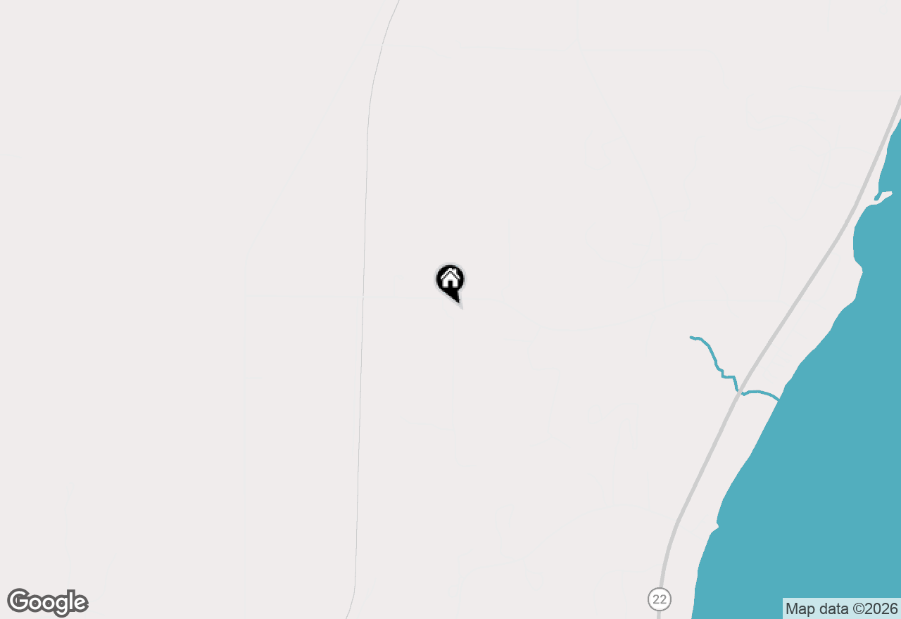Map of 9580 E Shady Lane, Suttons Bay, MI 49682