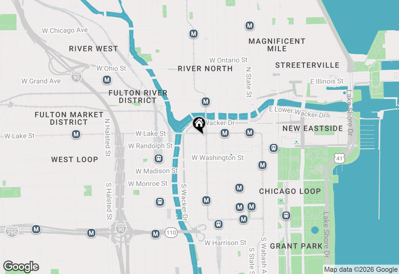 Map of 223 W Lake Street #3N, Chicago, IL 60606