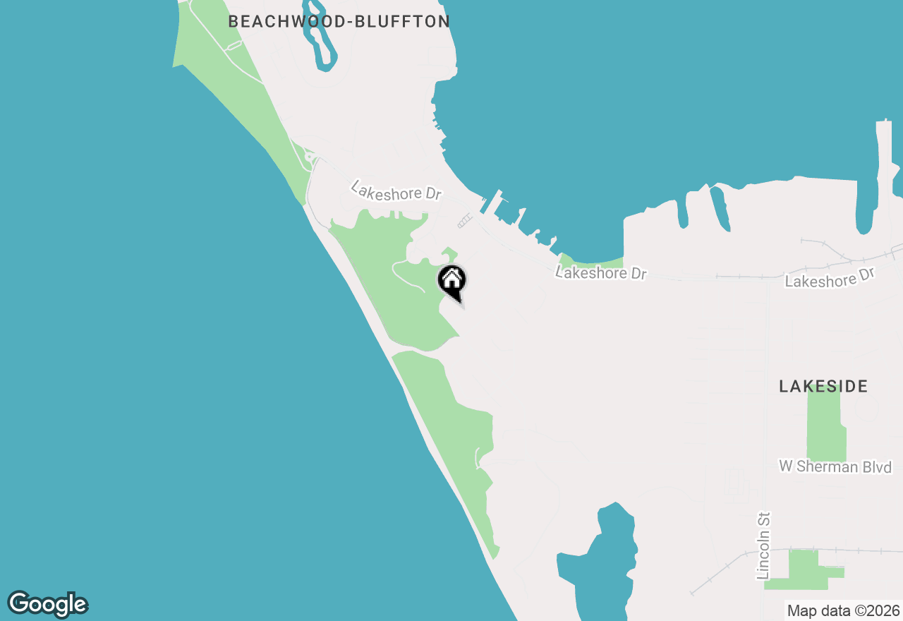 Map of 2254 Bluffton Avenue, Muskegon, MI 49441