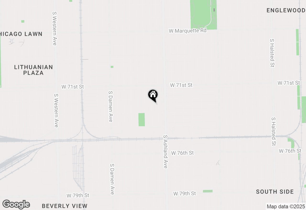 Map of 7225 S Paulina Street, Chicago, IL 60636