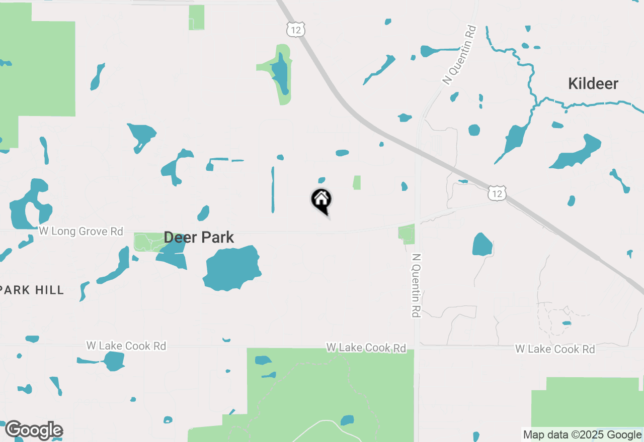 Map of 205 Wicker Drive, Deer Park, IL 60010