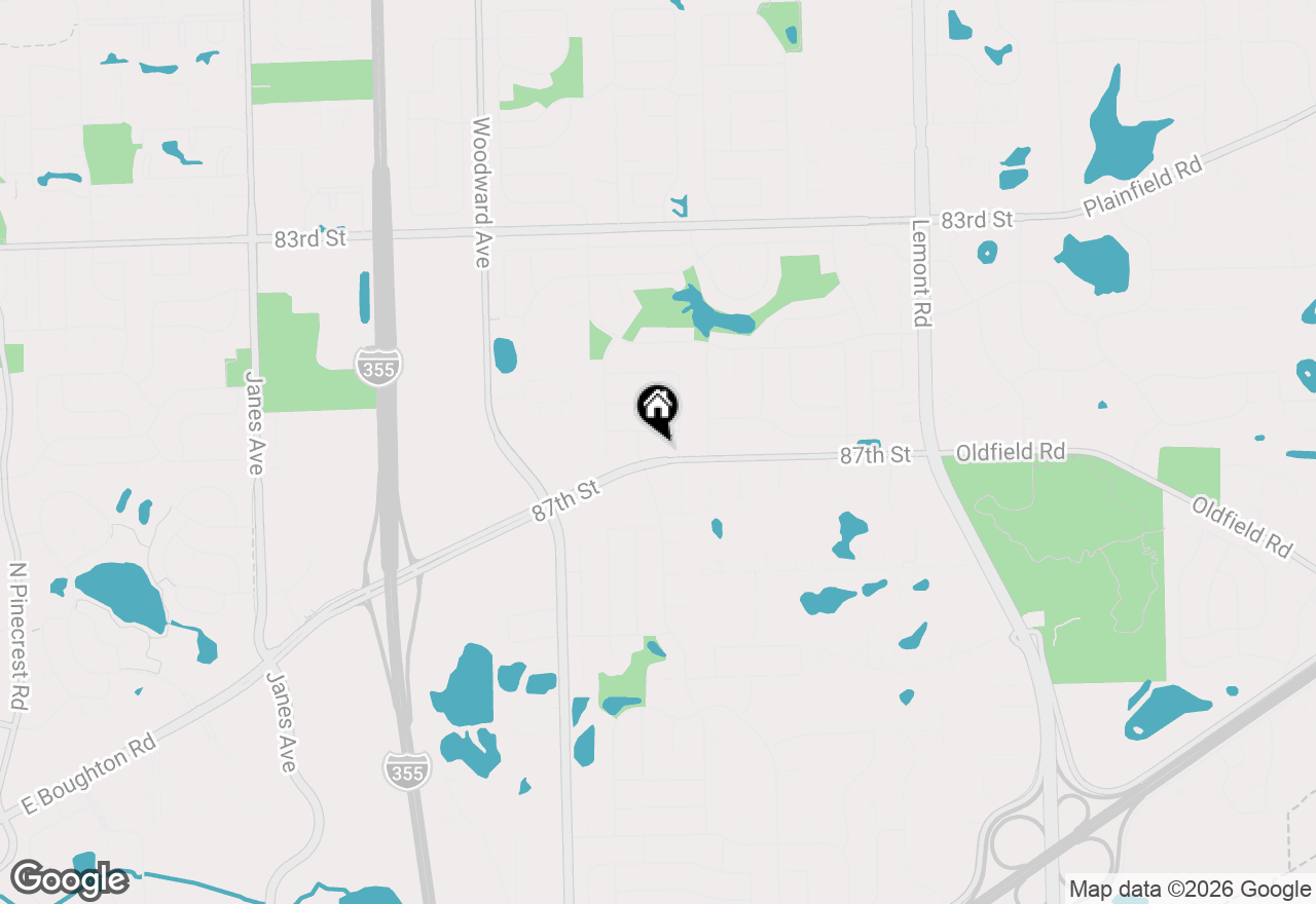 Map of 3252 87th Street, Darien, IL 60561