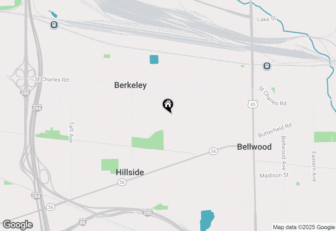 Map of 5136 W Hawthorne Avenue, Berkeley, IL 60163