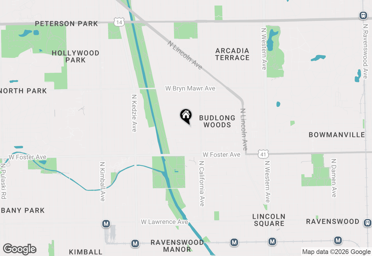 Map of 5343 N Francisco Avenue #2N, Chicago, IL 60625