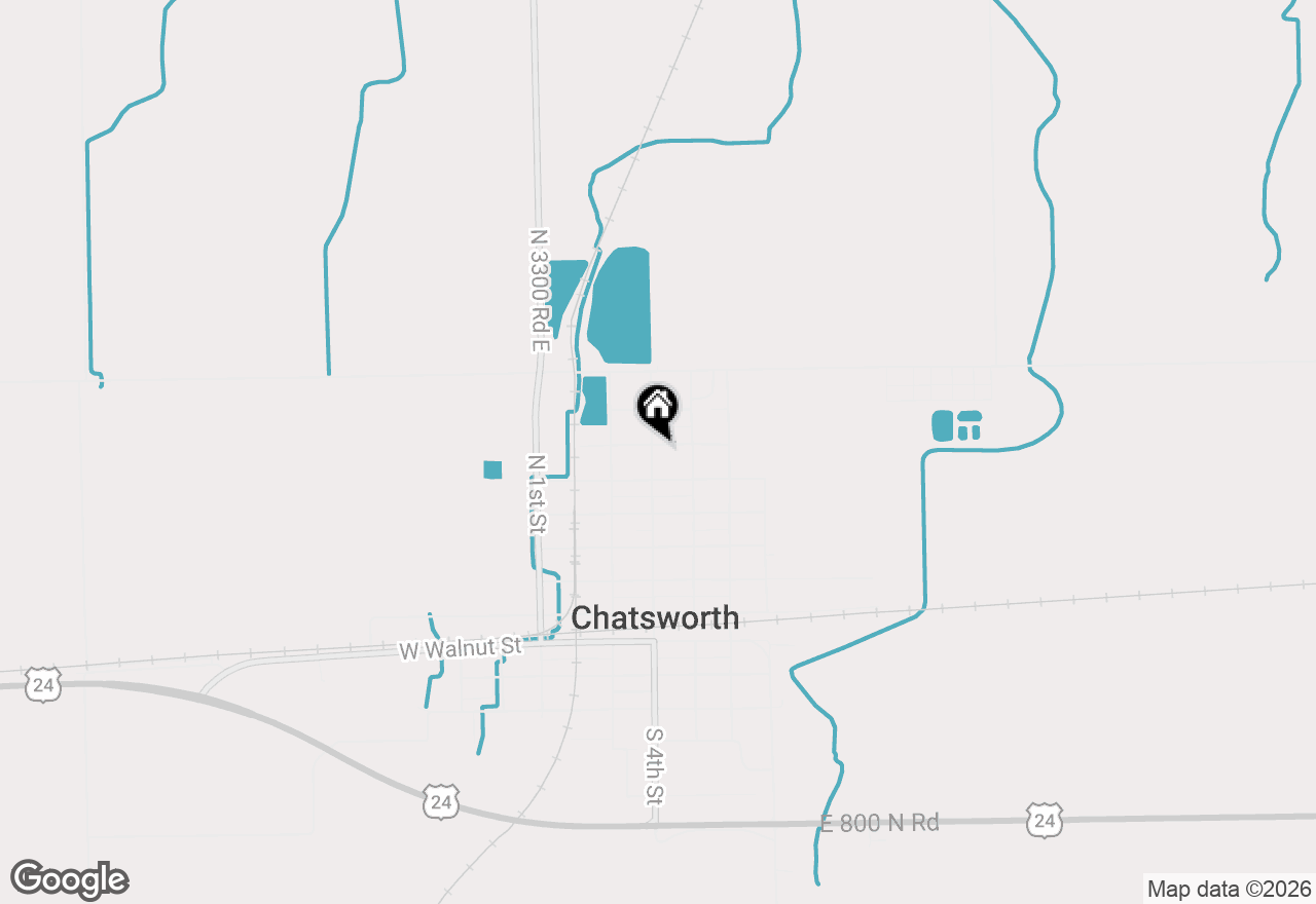 Map of 415 N 4th Street, Chatsworth, IL 60921