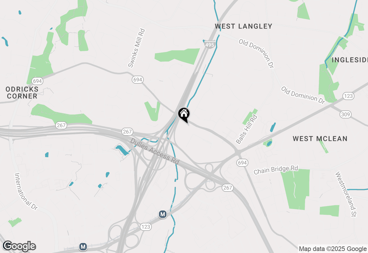Map of 7601 Lewinsville Road #SUITE 305, Mclean, VA 22102
