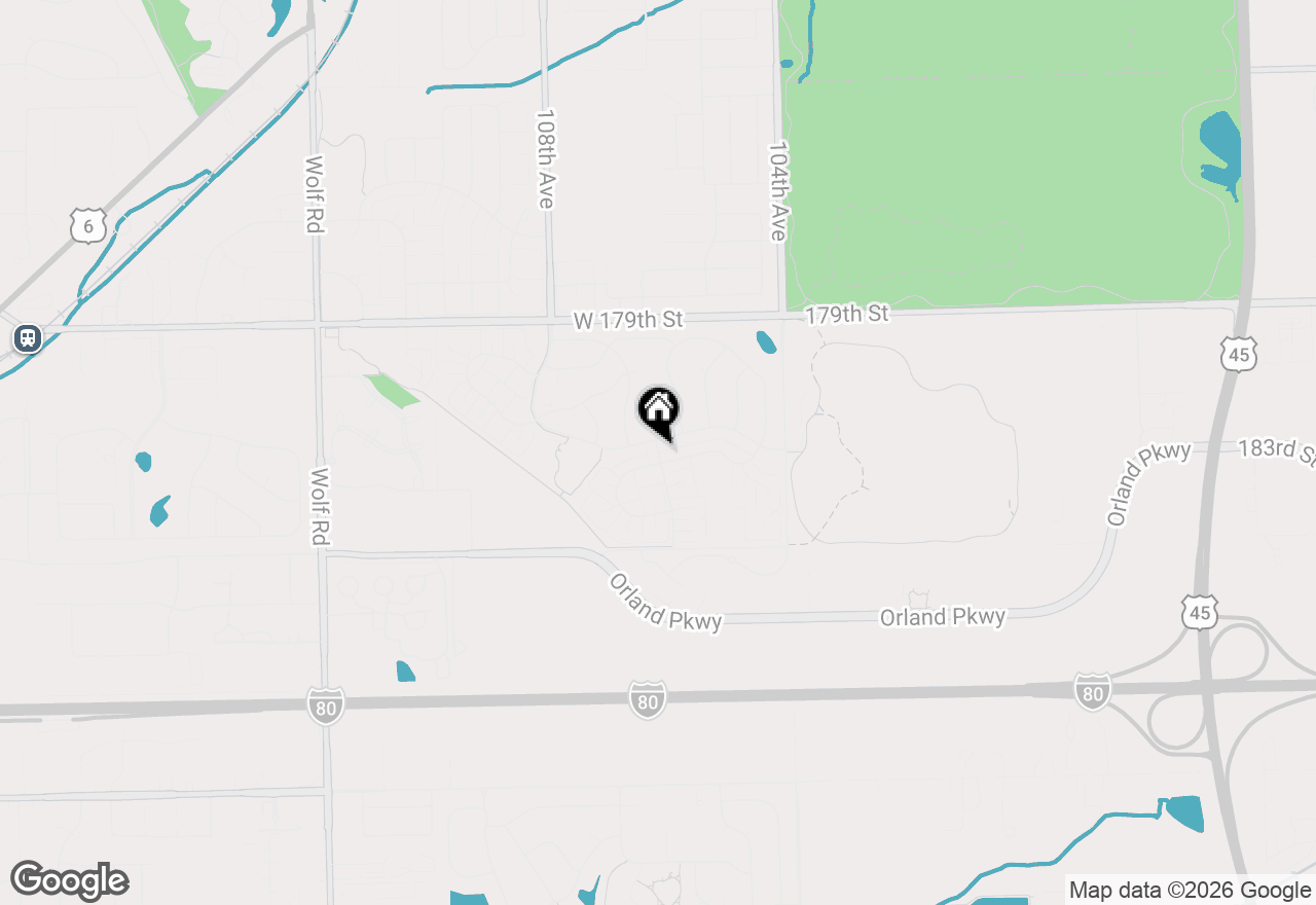 Map of 18116 John Charles Drive, Orland Park, IL 60467