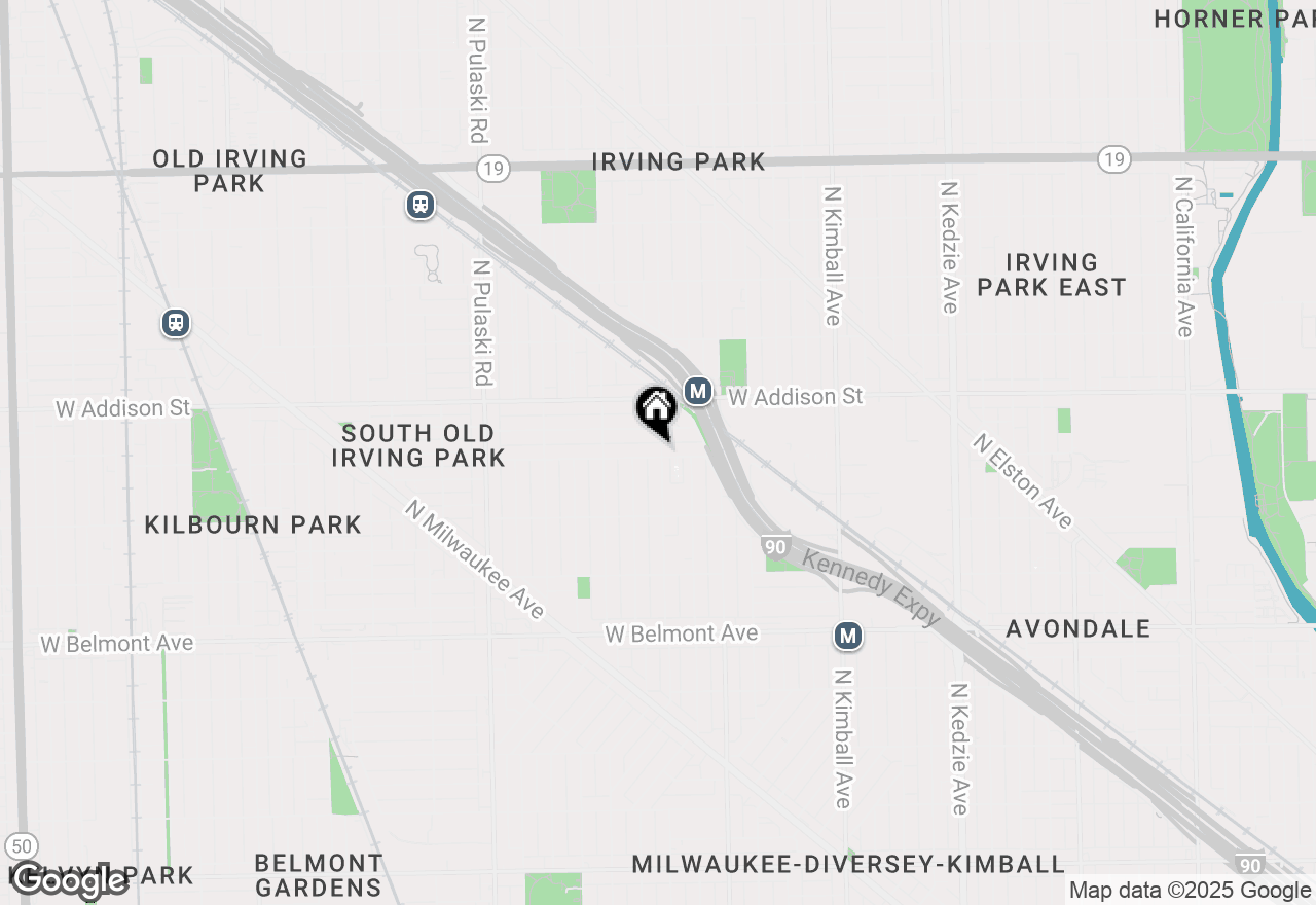 Map of 3700 W Cornelia Avenue #1, Chicago, IL 60618