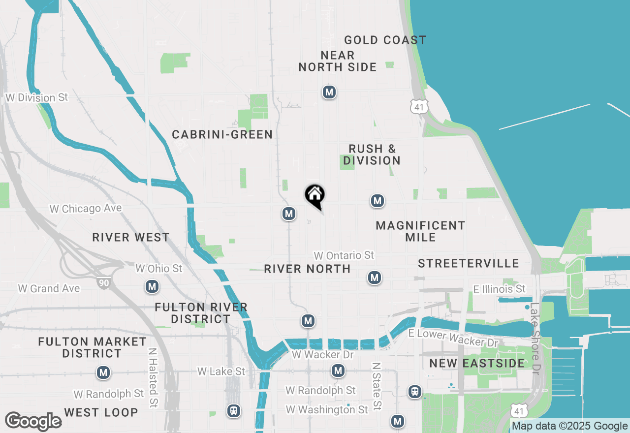 Map of 154 W Superior Street, Chicago, IL 60654