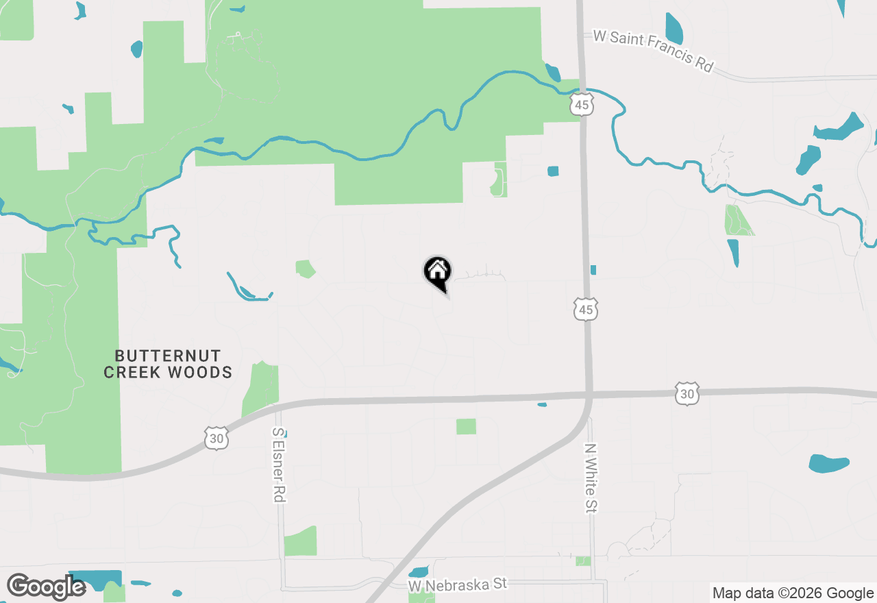 Map of 625 N Locust Street, Frankfort, IL 60423