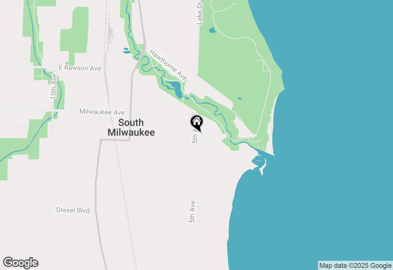 Map of 427 Michigan Ave, South Milwaukee, WI 53172