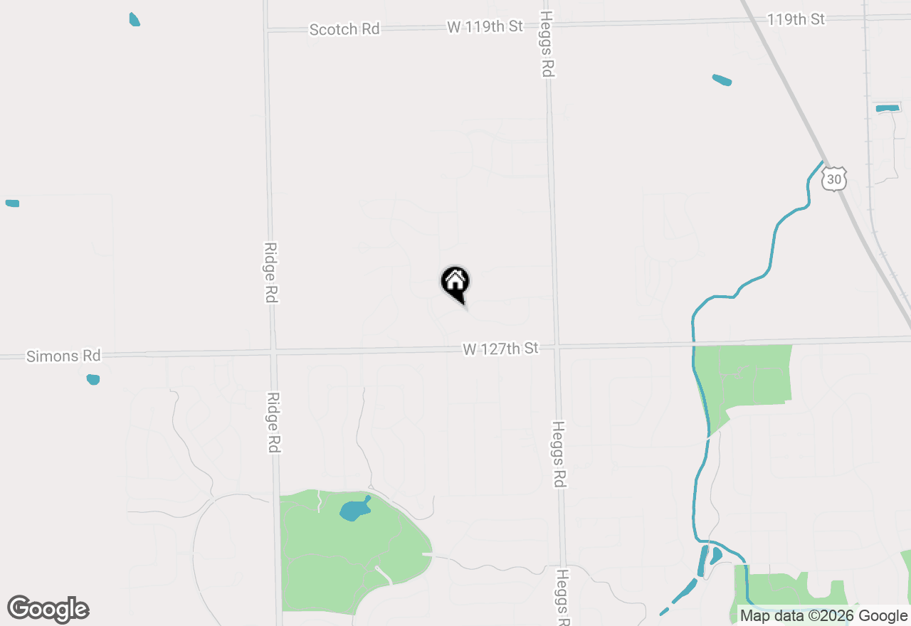 Map of 26305 W Milestone Drive, Plainfield, IL 60585