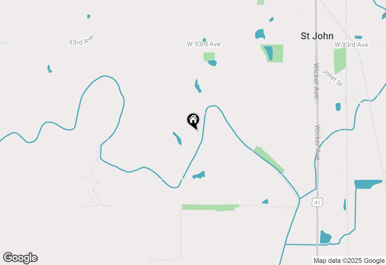Map of 12765 Rambling Rose Lane, St. John, IN 46373