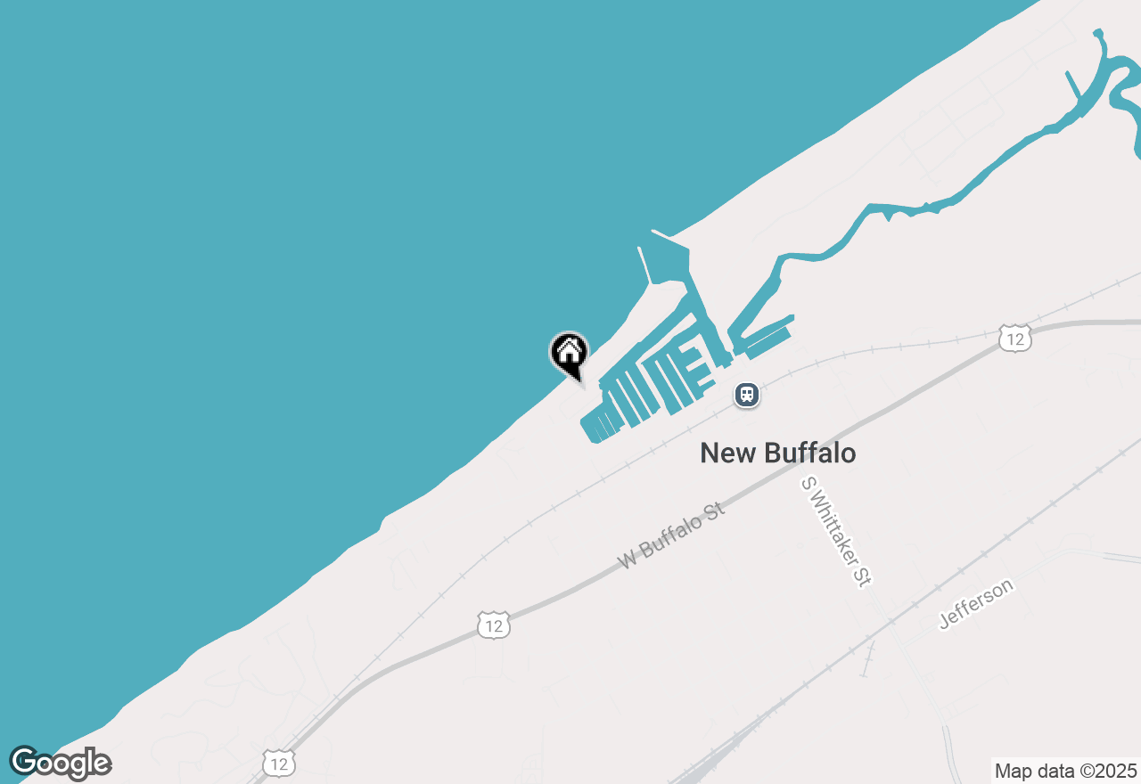 Map of 606 Lake Drive, New Buffalo, MI 49117