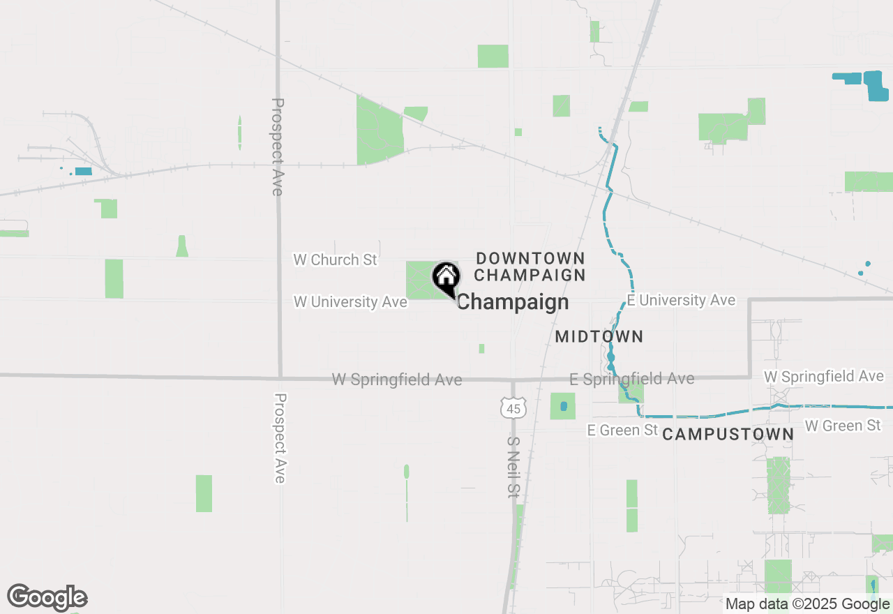 Map of 305 W University Avenue #2, Champaign, IL 61821