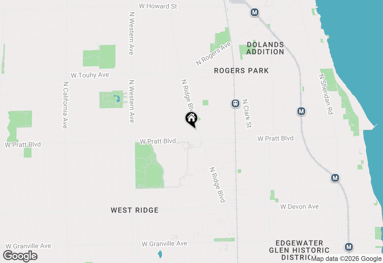 Map of 6831 N Seeley Avenue #3K, Chicago, IL 60645