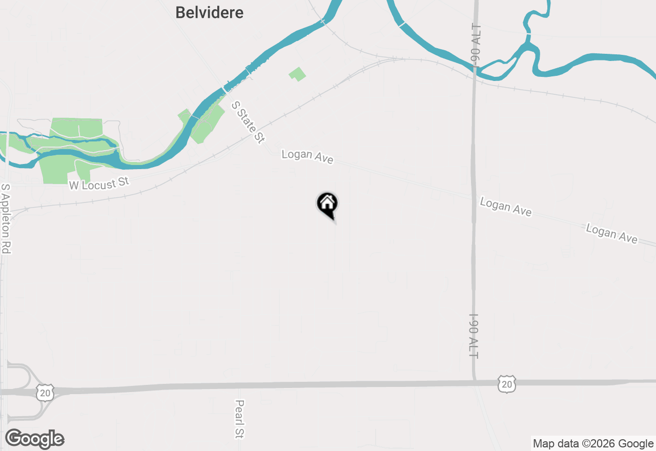 Map of 1011 Caswell Street, Belvidere, IL 61008