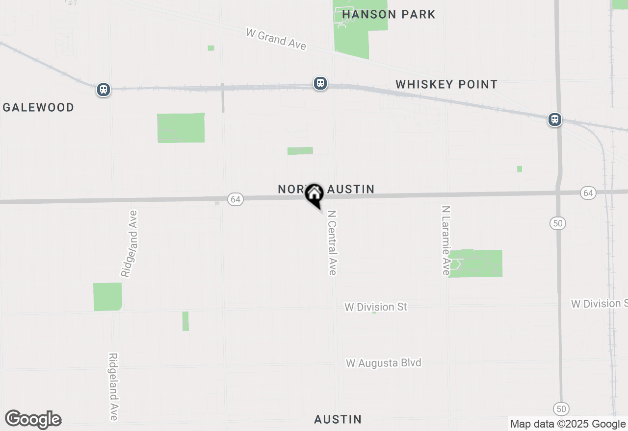 Map of 1518 N Parkside Avenue, Chicago, IL 60651
