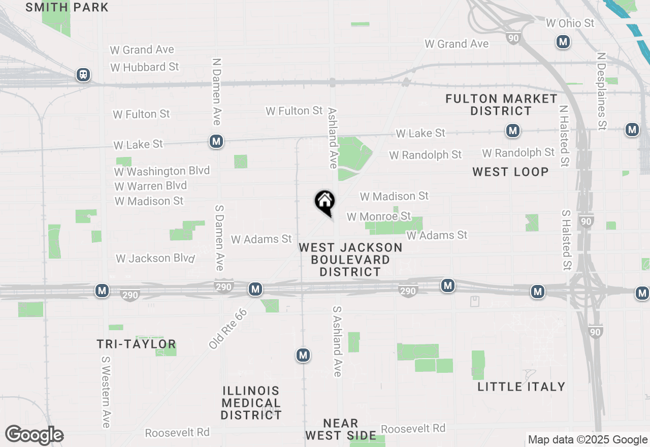 Map of 1645 W Ogden Avenue #607, Chicago, IL 60612