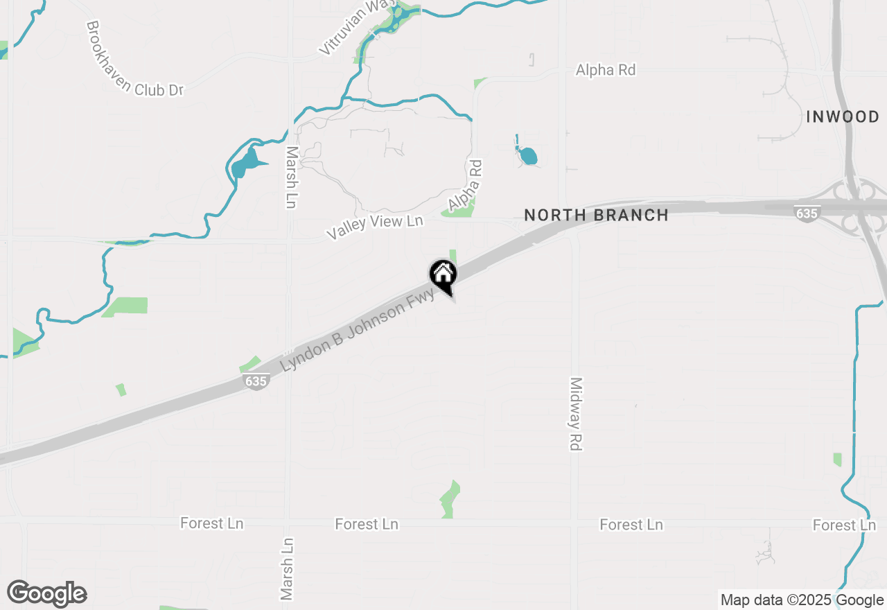 Map of 3944 Rosser Square, Dallas, TX 75244