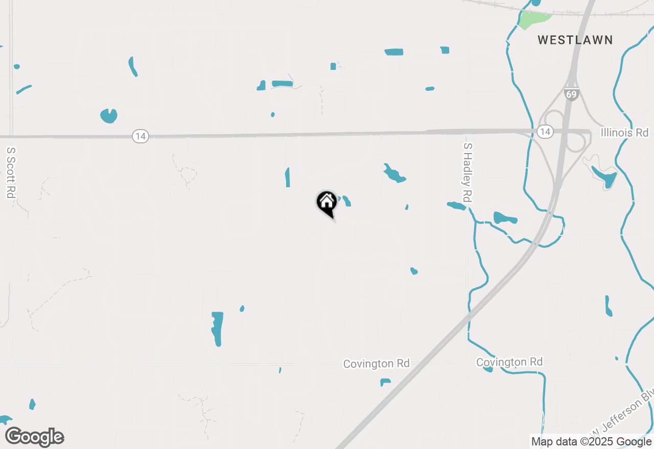 Map of 8018 Inverness Lakes Trail, Fort Wayne, IN 46804