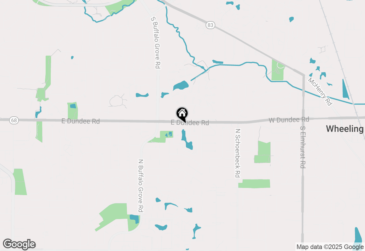 Map of 50 Lake Boulevard #627, Buffalo Grove, IL 60089