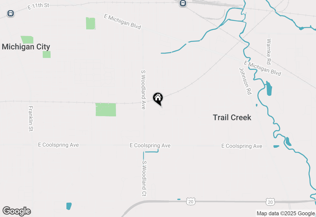 Map of 165 Indian Rdg Drive #165, Michigan City, IN 46360