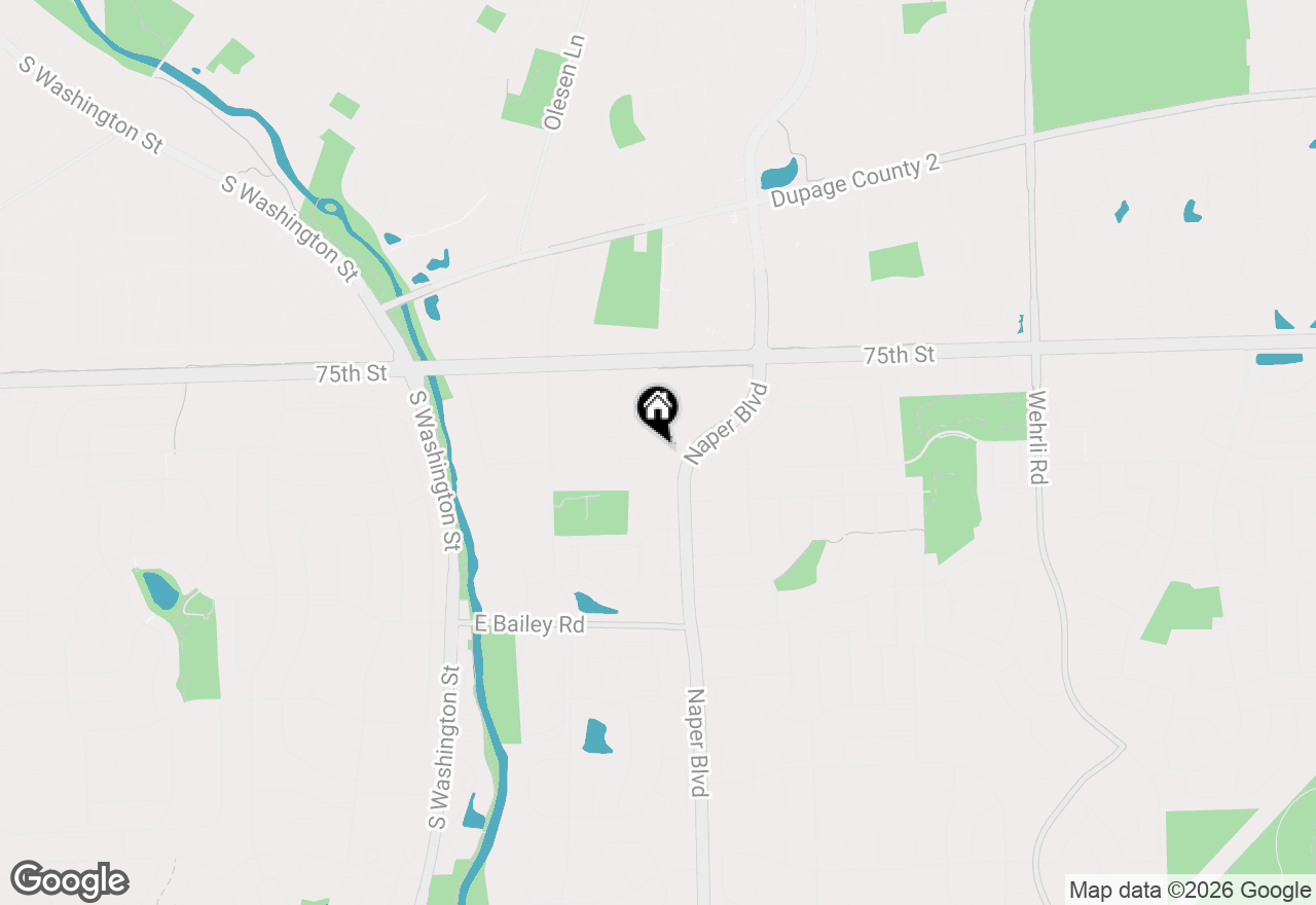 Map of 823 Heatherfield Circle, Naperville, IL 60565