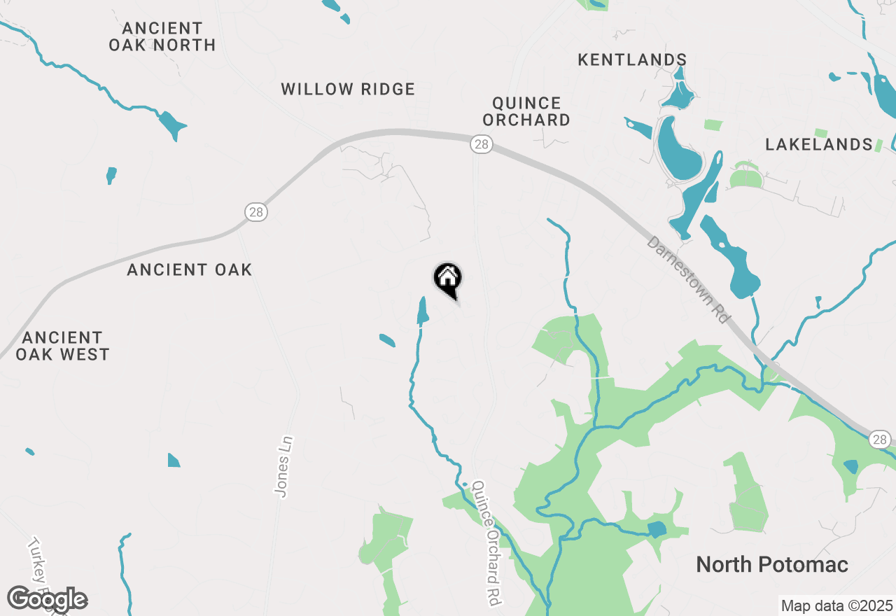 Map of 12233 Quince Valley Drive, North Potomac, MD 20878