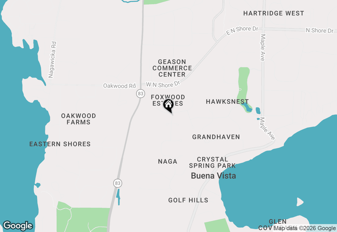Map of W307N2873 Fieldwood Dr, Pewaukee, WI 53072