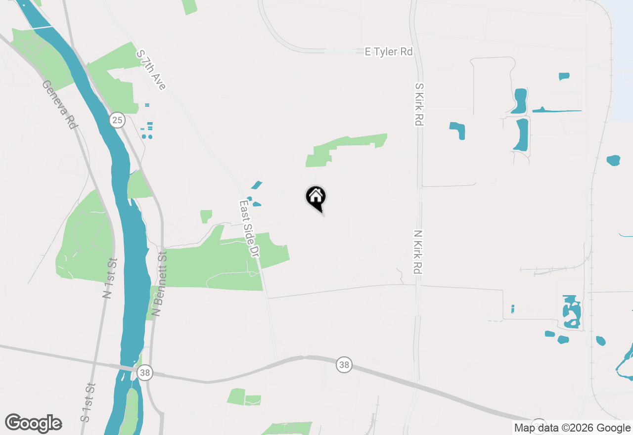 Map of 1008 Westfield Course, Geneva, IL 60134