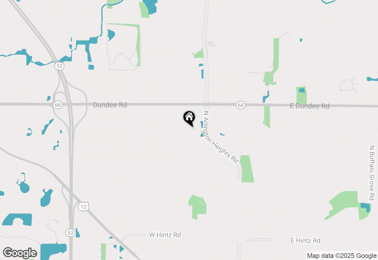 Map of 1 Villa Verde Drive #306, Buffalo Grove, IL 60089