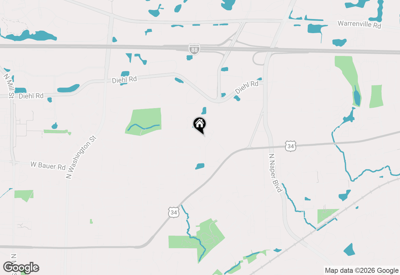 Map of (Address confidential), Naperville, Illinois 60563