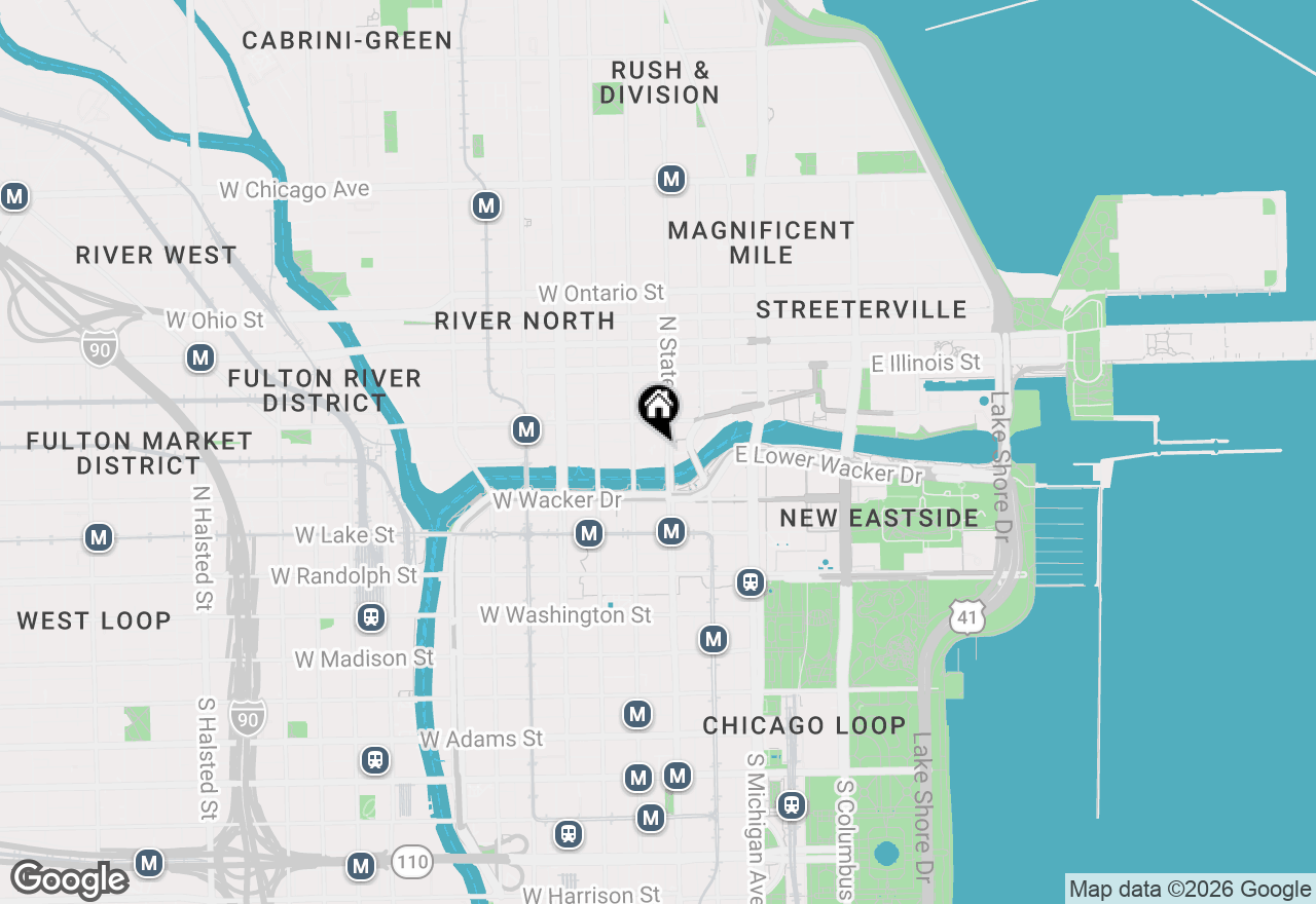 Map of 300 N State Street #5125, Chicago, IL 60654