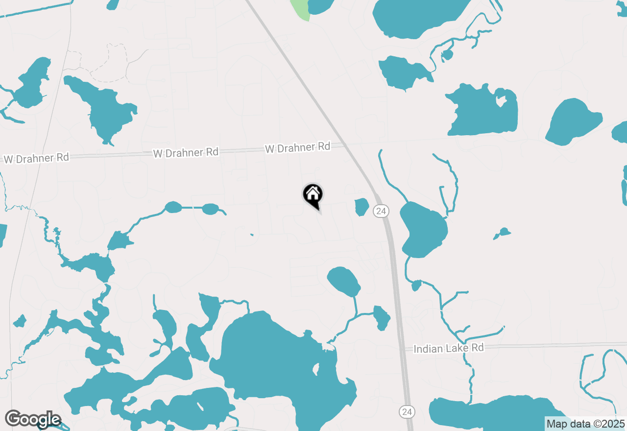 Map of 1352 Athlone Street, Oxford, MI 48371