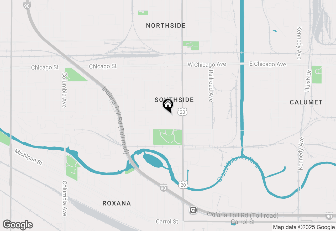 Map of 5001-05 Baring Avenue, East Chicago, IN 46312