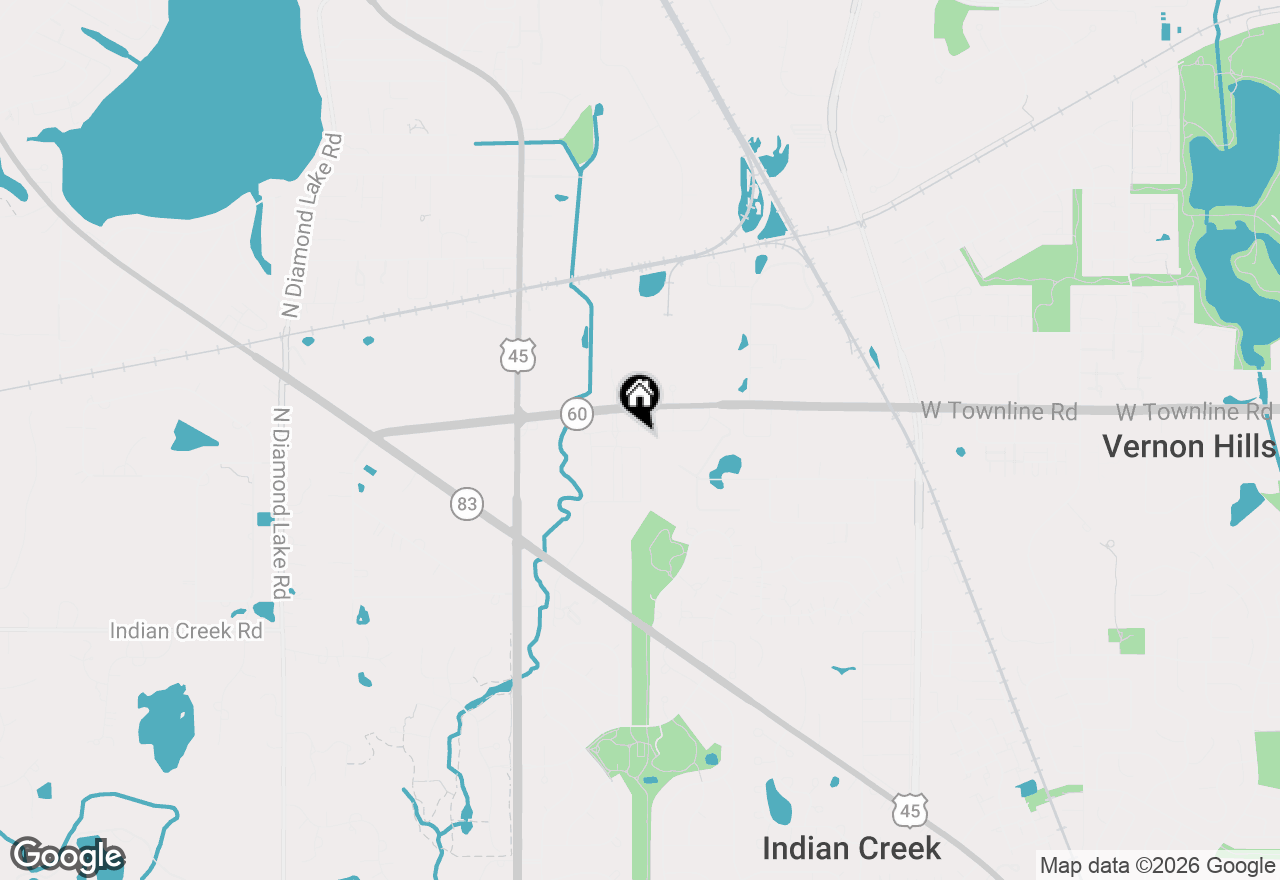 Map of 605 Acadia Avenue, Mundelein, IL 60060