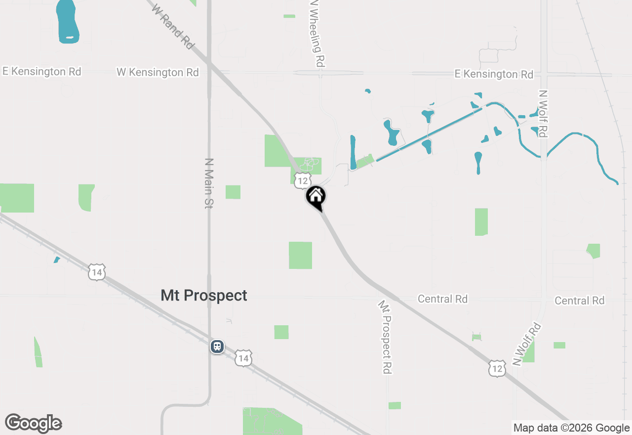 Map of 218 N Louis Street, Mount Prospect, IL 60056
